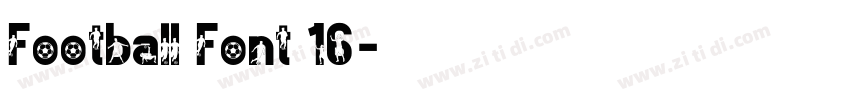 Football Font 16字体转换